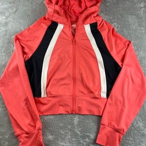 Pro Player Coral and Black Bomber Jacket